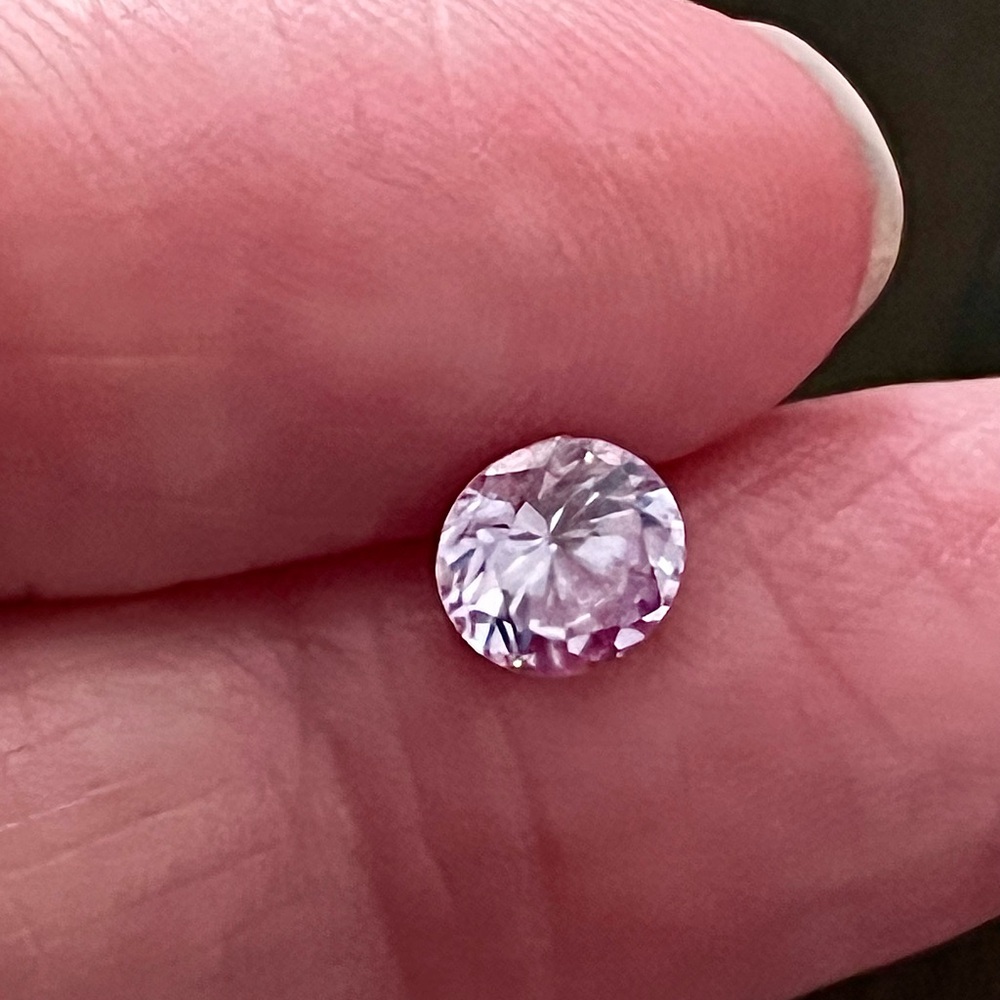 0.20ct Light Pink Topaz Loose Gemstone 4x4 mm